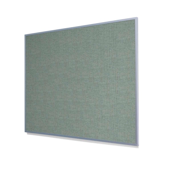 Guilford of Maine FR701 Green Neutral Cork Board with Narrow Light Aluminum Frame